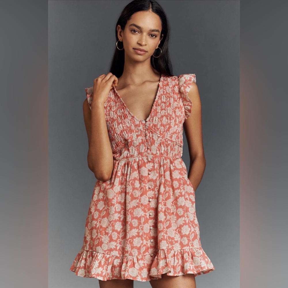 ✨ Anthropologie Peregrine Mini Dress Sz S